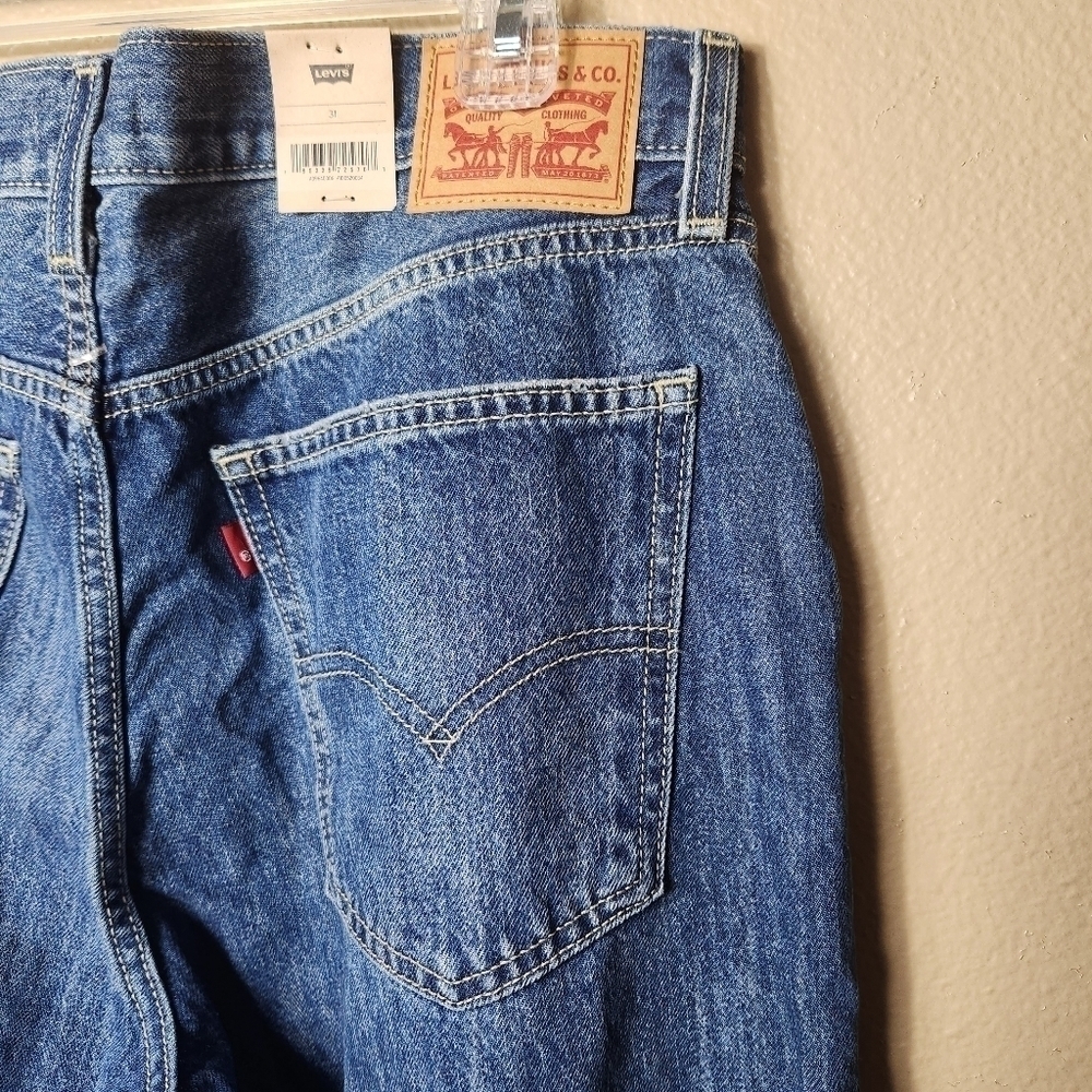 Levi's Womens Low Pro Straight Distressed Medium Wash Jeans-Size 31 (NWT) - Picture 7 of 7
